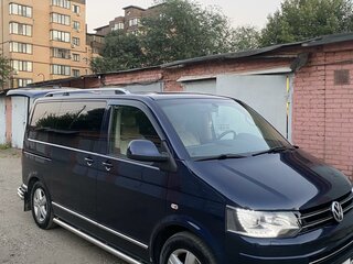 2011 Volkswagen Multivan T5 Рестайлинг, синий, 2100000 рублей, вид 2