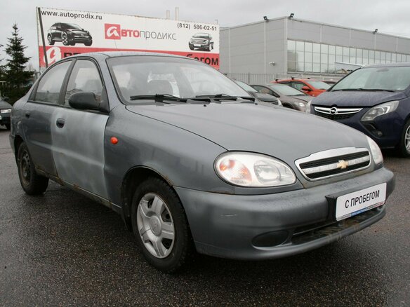 2007 Chevrolet Lanos I, серый - вид 1