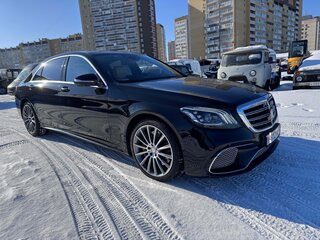2018 Mercedes-Benz S-Класс 560 Long VI (W222, C217) Рестайлинг, чёрный, 6950000 рублей, вид 2
