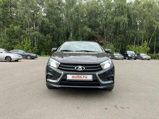 2016 Lada (ВАЗ) Vesta I, чёрный, 1150000 рублей, вид 2