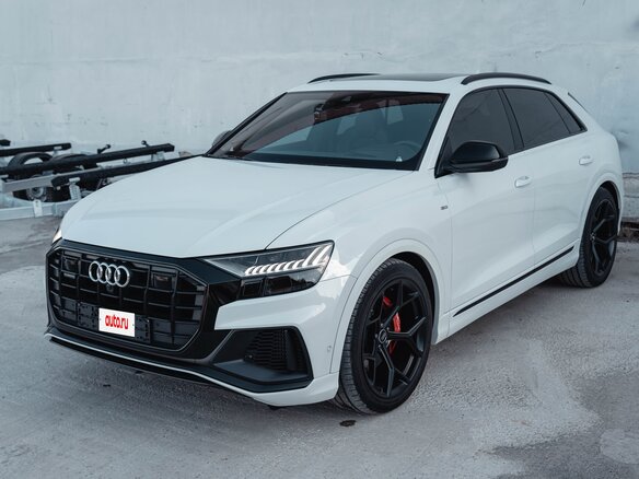 2020 Audi Q8 55 TFSI I (4M), белый - вид 2