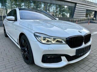 2016 BMW 7 серии 730d xDrive VI (G11/G12), белый, 4300000 рублей, вид 4