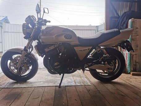1998 Honda CB 400 Super Four, серебристый, 360000 рублей, вид 2