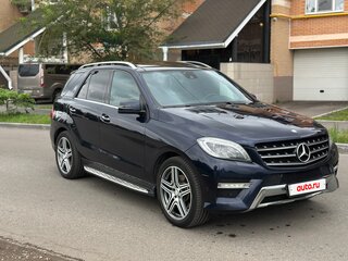 2015 Mercedes-Benz M-Класс 350 CDI III (W166), синий, 2450000 рублей, вид 2