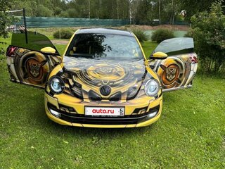 2014 Volkswagen Beetle II (A5), жёлтый, 1850000 рублей, вид 4