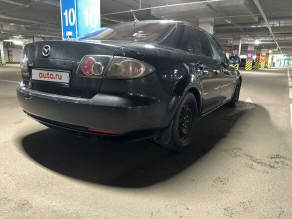 2005 Mazda 6 I (GG) Рестайлинг, чёрный, 350000 рублей - вид 6