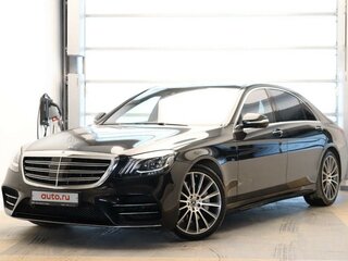 2017 Mercedes-Benz S-Класс 560 VI (W222, C217) Рестайлинг, чёрный, 7300000 рублей, вид 1