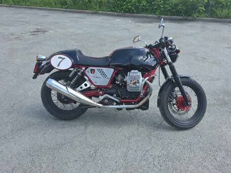 2012 Moto Guzzi V 7, чёрный, 520000 рублей, вид 4