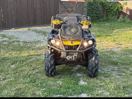 2014 BRP Can-Am Outlander X MR 650, жёлтый, 700000 рублей, вид 4
