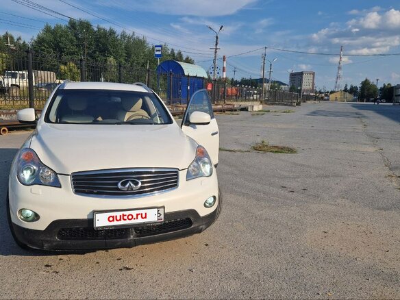 2008 Infiniti EX EX35 5-speed I (J50), белый, 1350000 рублей - вид 2