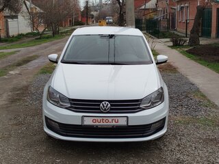 2019 Volkswagen Polo V Рестайлинг, белый, 1255000 рублей, вид 2