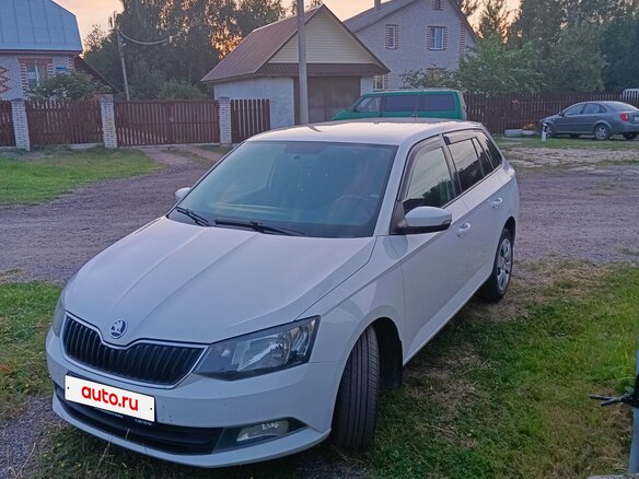 2015 Skoda Fabia III, белый, 850000 рублей
