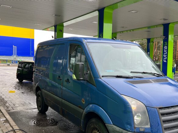 2007 Volkswagen Crafter, синий, 750000 рублей - вид 2