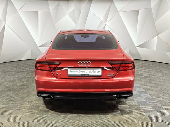 2016 Audi A7 I (4G) Рестайлинг, красный - вид 7