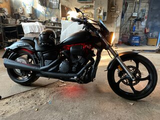 2011 Yamaha XVS1300, чёрный, 1000000 рублей, вид 4