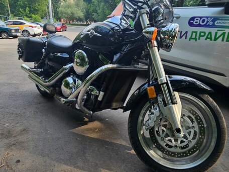 2002 Kawasaki VN1500 Vulcan, чёрный, 450000 рублей, вид 1