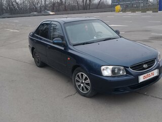 2006 Hyundai Accent ТагАЗ II, синий, 550000 рублей, вид 2