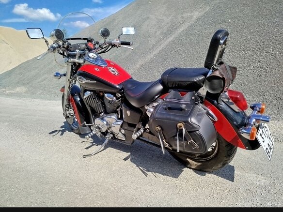 1997 Honda Shadow 400, красный, 305000 рублей - вид 4