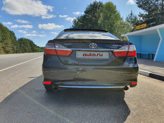 2016 Toyota Camry VII (XV50) Рестайлинг, синий, 2490000 рублей, вид 2