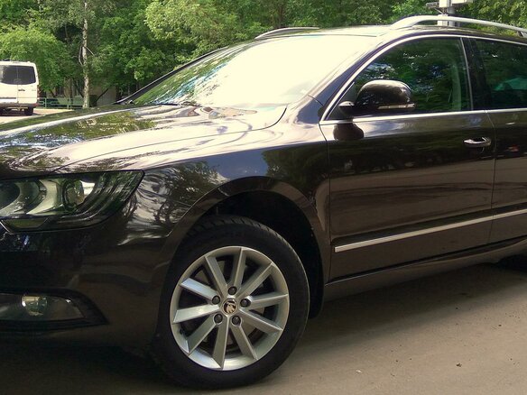 2015 Skoda Superb II Рестайлинг, коричневый - вид 5