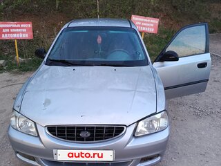 2008 Hyundai Accent ТагАЗ II, серебристый, 270000 рублей, вид 2