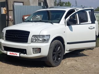 2008 Infiniti QX56 I Рестайлинг, белый, 1280000 рублей, вид 3