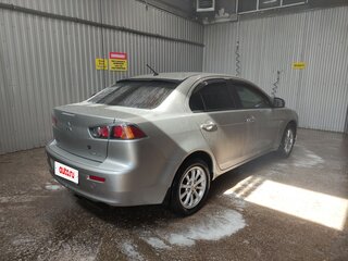 2012 Mitsubishi Lancer X Рестайлинг, серебристый, 830000 рублей, вид 4