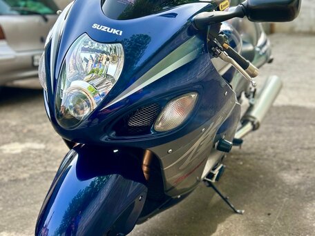 2006 Suzuki GSX 1300 R Hayabusa, синий, 760000 рублей, вид 2