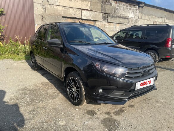 2019 Lada (ВАЗ) Granta I Рестайлинг, чёрный, 599999 рублей - вид 3