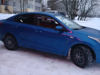 2018 Kia Rio IV, синий, 1300000 рублей, вид 5