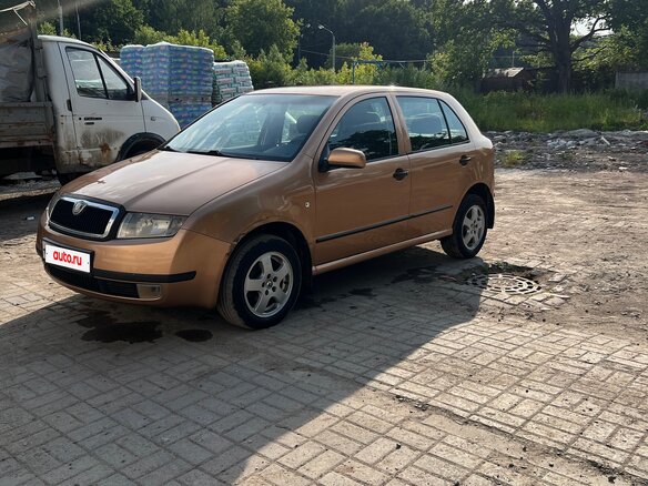 2001 Skoda Fabia I, бежевый, 390000 рублей