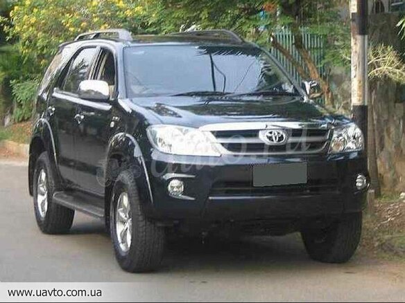 2007 Toyota Fortuner I, чёрный - вид 3