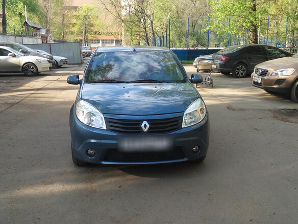 2011 Renault Sandero I, синий