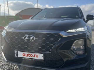 2020 Hyundai Santa Fe IV, чёрный, 3250000 рублей, вид 4