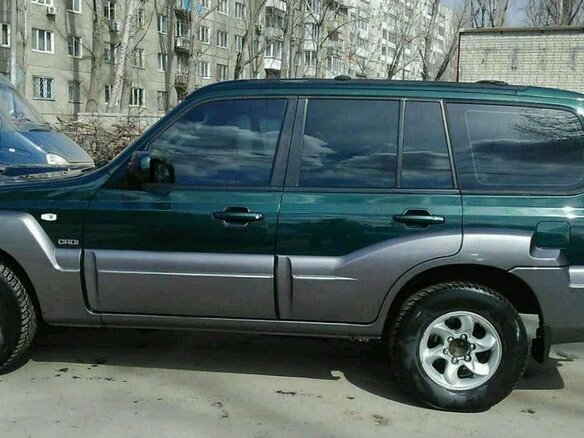 2005 Hyundai Terracan I Рестайлинг, зелёный, 650000 рублей - вид 6