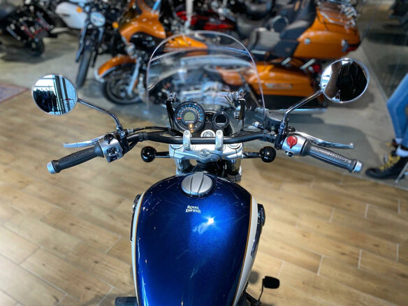 2026 Royal Enfield Super Meteor, синий, 792000 рублей - вид 11