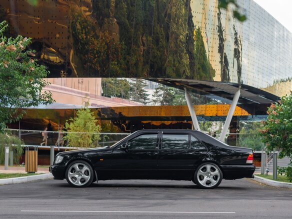 1998 Mercedes-Benz S-Класс 600 Long III (W140) Рестайлинг, чёрный - вид 3