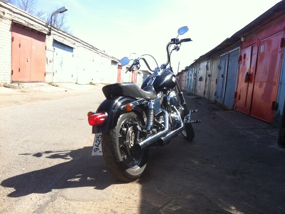 2002 Harley-Davidson Dyna Super Glide, чёрный - вид 3