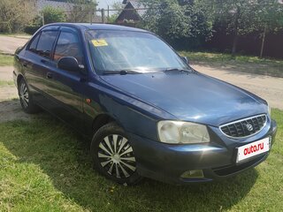 2008 Hyundai Accent ТагАЗ II, синий, 399999 рублей, вид 1