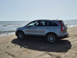 2007 Honda CR-V III, серебристый, 1350000 рублей, вид 3