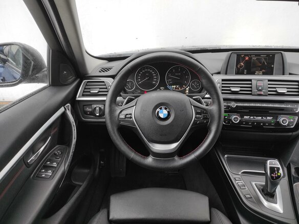 2015 BMW 3 серии 320d xDrive VI (F3x) Рестайлинг, синий - вид 7
