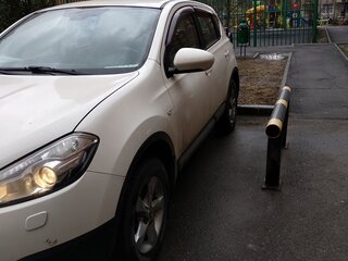 2013 Nissan Qashqai I Рестайлинг, белый, 1050000 рублей, вид 1