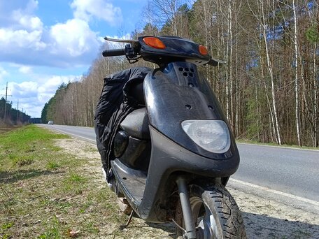 1999 Yamaha Jog, чёрный, 54000 рублей, вид 1