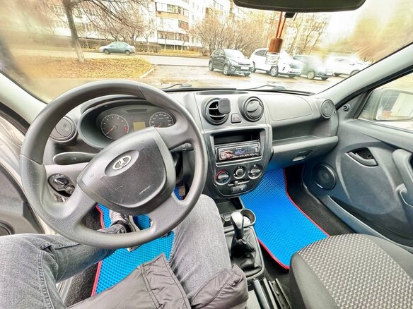 2016 Lada (ВАЗ) Granta I, серебристый, 420000 рублей - вид 6