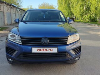 2015 Volkswagen Touareg II Рестайлинг, синий, 2700000 рублей, вид 4