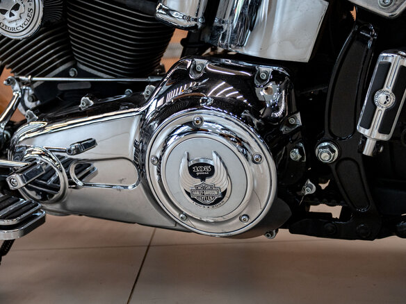 2008 Harley-Davidson Fat Boy, золотистый, 1300000 рублей - вид 29
