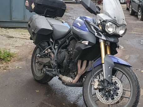 2013 Triumph Tiger 800, синий, 620000 рублей, вид 4