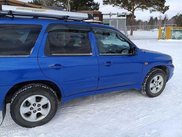 2001 Mazda Tribute I, синий, 750000 рублей - вид 1