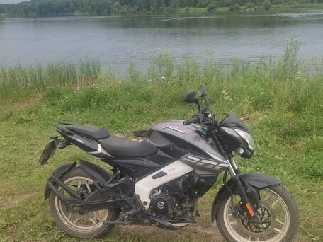 2021 Bajaj Pulsar NS 200, серый, 220000 рублей, вид 1