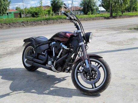 2005 Yamaha XV 1700 Warrior, пурпурный, 800000 рублей, вид 2